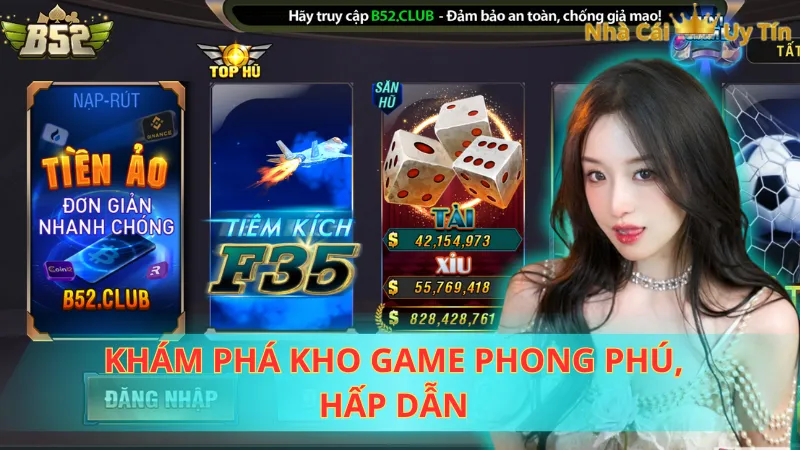 Khám phá kho game phong phú, hấp dẫn